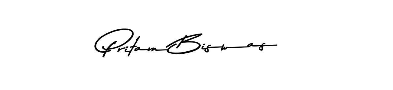 How to make Pritam Biswas signature? Asem Kandis PERSONAL USE is a professional autograph style. Create handwritten signature for Pritam Biswas name. Pritam Biswas signature style 9 images and pictures png