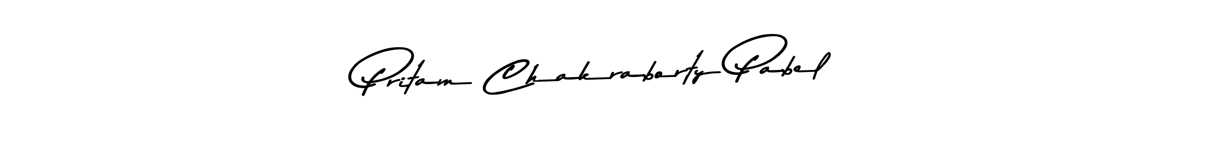 Design your own signature with our free online signature maker. With this signature software, you can create a handwritten (Asem Kandis PERSONAL USE) signature for name Pritam Chakraborty Pabel. Pritam Chakraborty Pabel signature style 9 images and pictures png