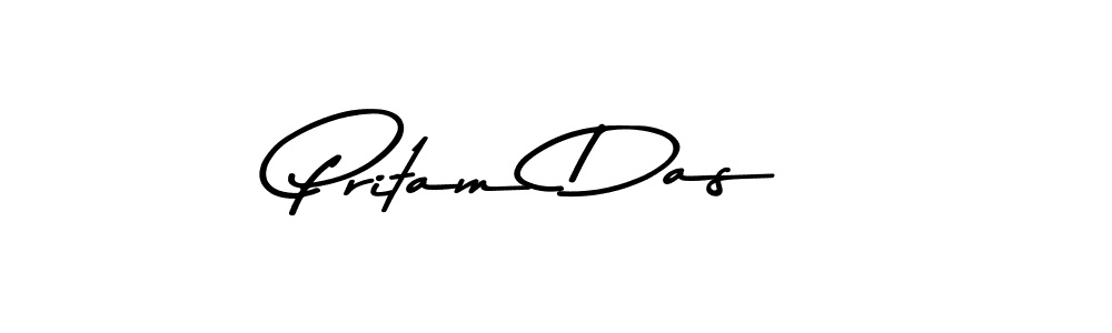 Create a beautiful signature design for name Pritam Das. With this signature (Asem Kandis PERSONAL USE) fonts, you can make a handwritten signature for free. Pritam Das signature style 9 images and pictures png