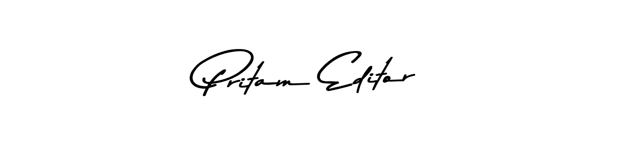 How to make Pritam Editor signature? Asem Kandis PERSONAL USE is a professional autograph style. Create handwritten signature for Pritam Editor name. Pritam Editor signature style 9 images and pictures png