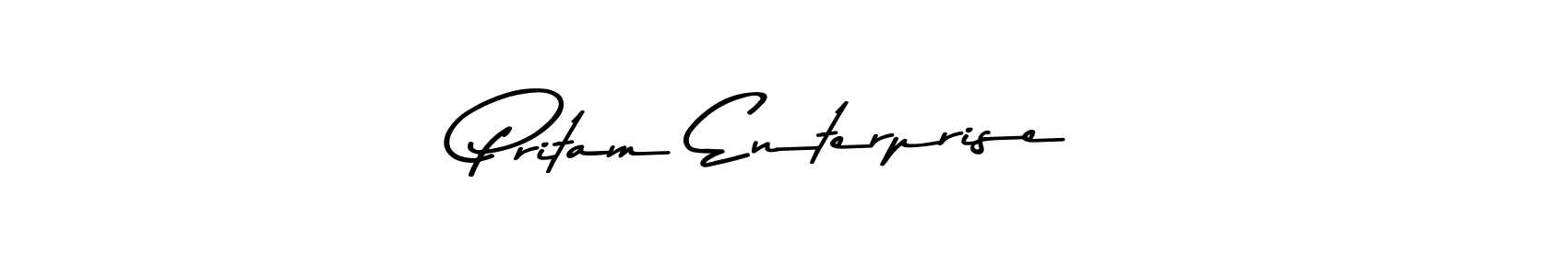 Make a short Pritam Enterprise signature style. Manage your documents anywhere anytime using Asem Kandis PERSONAL USE. Create and add eSignatures, submit forms, share and send files easily. Pritam Enterprise signature style 9 images and pictures png