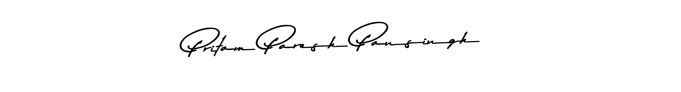 Make a beautiful signature design for name Pritam Paresh Pansingh. Use this online signature maker to create a handwritten signature for free. Pritam Paresh Pansingh signature style 9 images and pictures png