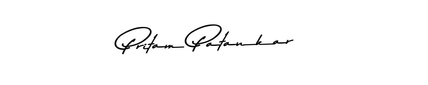 The best way (Asem Kandis PERSONAL USE) to make a short signature is to pick only two or three words in your name. The name Pritam Patankar include a total of six letters. For converting this name. Pritam Patankar signature style 9 images and pictures png