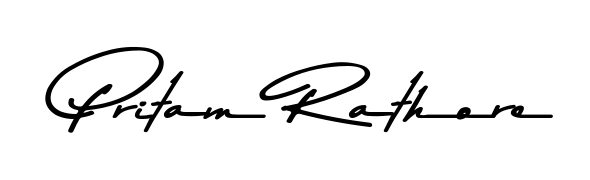 Design your own signature with our free online signature maker. With this signature software, you can create a handwritten (Asem Kandis PERSONAL USE) signature for name Pritam Rathore. Pritam Rathore signature style 9 images and pictures png