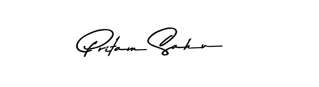 Use a signature maker to create a handwritten signature online. With this signature software, you can design (Asem Kandis PERSONAL USE) your own signature for name Pritam Sahu. Pritam Sahu signature style 9 images and pictures png