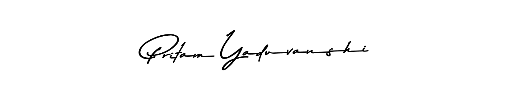 Similarly Asem Kandis PERSONAL USE is the best handwritten signature design. Signature creator online .You can use it as an online autograph creator for name Pritam Yaduvanshi. Pritam Yaduvanshi signature style 9 images and pictures png