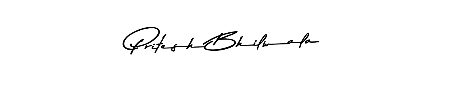 Make a beautiful signature design for name Pritesh Bhilwala. With this signature (Asem Kandis PERSONAL USE) style, you can create a handwritten signature for free. Pritesh Bhilwala signature style 9 images and pictures png