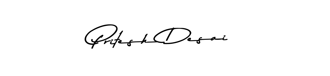 Asem Kandis PERSONAL USE is a professional signature style that is perfect for those who want to add a touch of class to their signature. It is also a great choice for those who want to make their signature more unique. Get Pritesh Desai name to fancy signature for free. Pritesh Desai signature style 9 images and pictures png