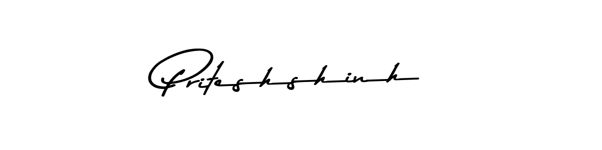 Design your own signature with our free online signature maker. With this signature software, you can create a handwritten (Asem Kandis PERSONAL USE) signature for name Priteshshinh. Priteshshinh signature style 9 images and pictures png