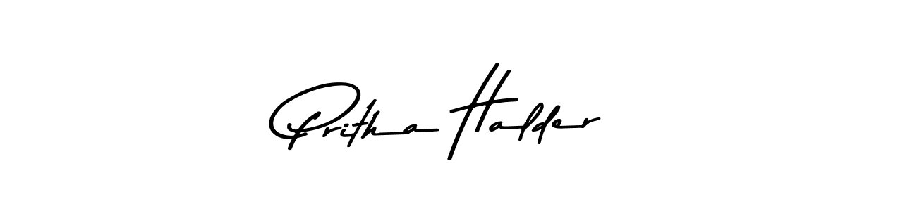 The best way (Asem Kandis PERSONAL USE) to make a short signature is to pick only two or three words in your name. The name Pritha Halder include a total of six letters. For converting this name. Pritha Halder signature style 9 images and pictures png