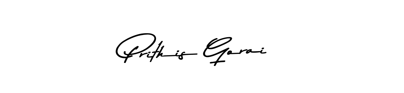 Create a beautiful signature design for name Prithis Gorai. With this signature (Asem Kandis PERSONAL USE) fonts, you can make a handwritten signature for free. Prithis Gorai signature style 9 images and pictures png