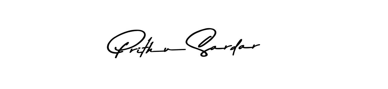 Create a beautiful signature design for name Prithu Sardar. With this signature (Asem Kandis PERSONAL USE) fonts, you can make a handwritten signature for free. Prithu Sardar signature style 9 images and pictures png