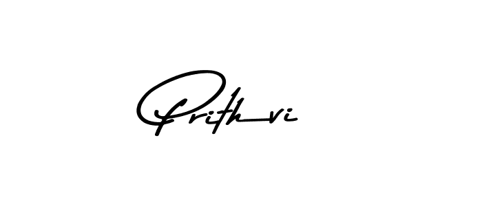 Design your own signature with our free online signature maker. With this signature software, you can create a handwritten (Asem Kandis PERSONAL USE) signature for name Prithvi. Prithvi signature style 9 images and pictures png