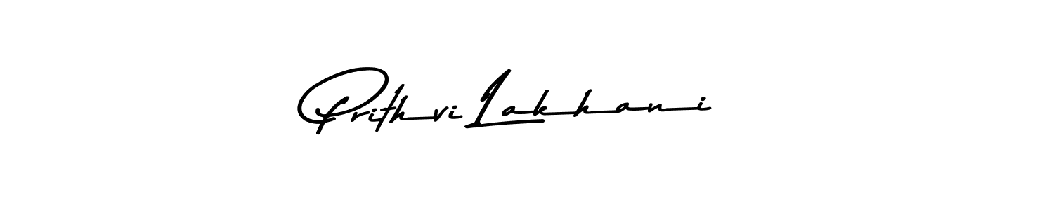 Design your own signature with our free online signature maker. With this signature software, you can create a handwritten (Asem Kandis PERSONAL USE) signature for name Prithvi Lakhani. Prithvi Lakhani signature style 9 images and pictures png