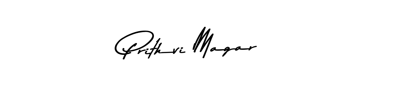 You should practise on your own different ways (Asem Kandis PERSONAL USE) to write your name (Prithvi Magar) in signature. don't let someone else do it for you. Prithvi Magar signature style 9 images and pictures png