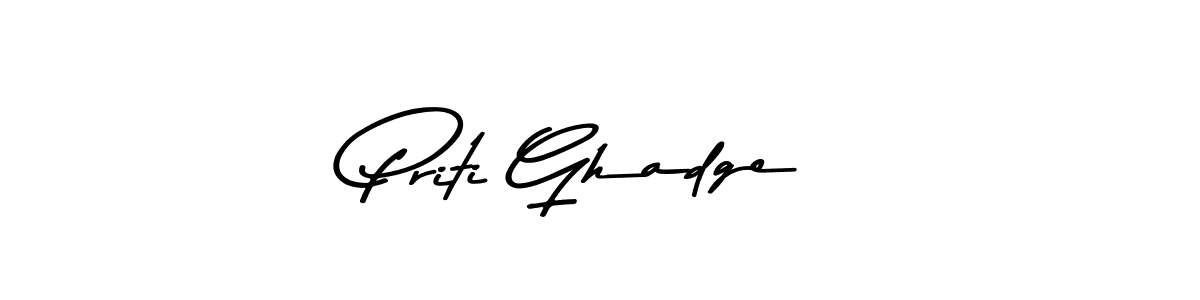 Here are the top 10 professional signature styles for the name Priti Ghadge. These are the best autograph styles you can use for your name. Priti Ghadge signature style 9 images and pictures png