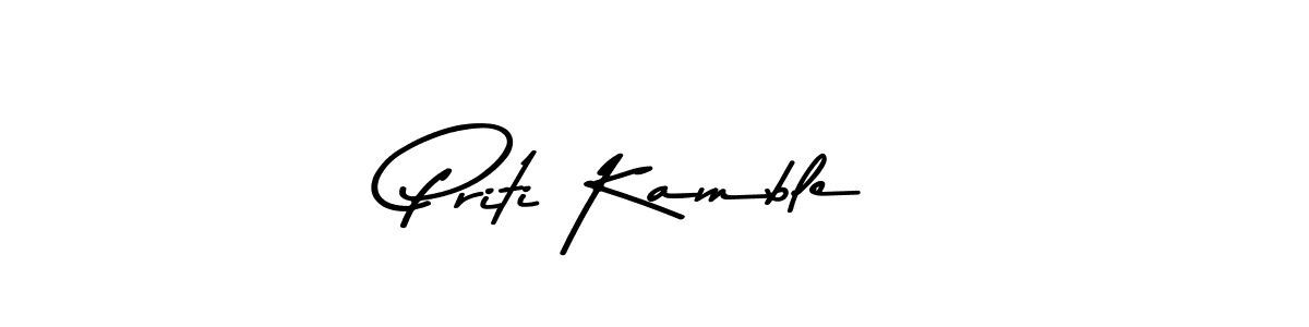 You should practise on your own different ways (Asem Kandis PERSONAL USE) to write your name (Priti Kamble) in signature. don't let someone else do it for you. Priti Kamble signature style 9 images and pictures png