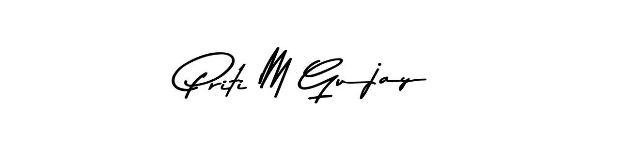 You should practise on your own different ways (Asem Kandis PERSONAL USE) to write your name (Priti M Gujay) in signature. don't let someone else do it for you. Priti M Gujay signature style 9 images and pictures png