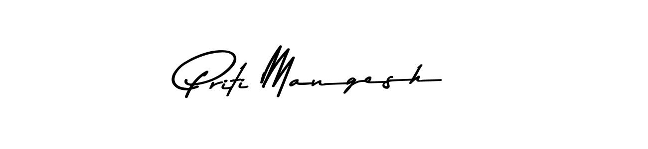 Also You can easily find your signature by using the search form. We will create Priti Mangesh name handwritten signature images for you free of cost using Asem Kandis PERSONAL USE sign style. Priti Mangesh signature style 9 images and pictures png