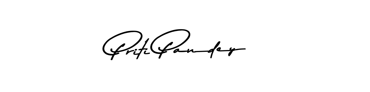 Use a signature maker to create a handwritten signature online. With this signature software, you can design (Asem Kandis PERSONAL USE) your own signature for name Priti Pandey. Priti Pandey signature style 9 images and pictures png