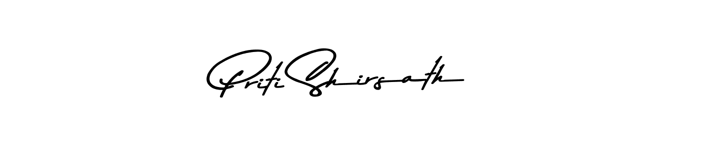 Priti Shirsath stylish signature style. Best Handwritten Sign (Asem Kandis PERSONAL USE) for my name. Handwritten Signature Collection Ideas for my name Priti Shirsath. Priti Shirsath signature style 9 images and pictures png