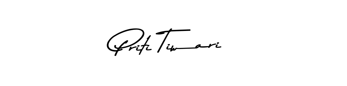 Design your own signature with our free online signature maker. With this signature software, you can create a handwritten (Asem Kandis PERSONAL USE) signature for name Priti Tiwari. Priti Tiwari signature style 9 images and pictures png