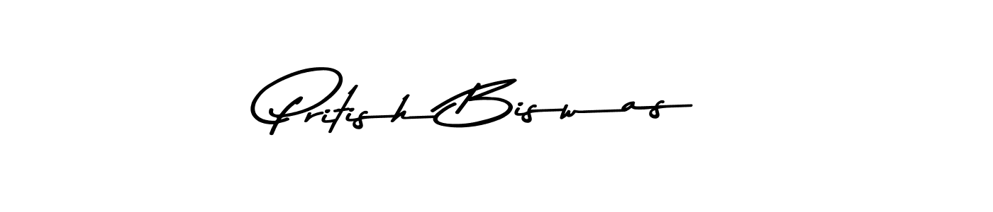 You should practise on your own different ways (Asem Kandis PERSONAL USE) to write your name (Pritish Biswas) in signature. don't let someone else do it for you. Pritish Biswas signature style 9 images and pictures png