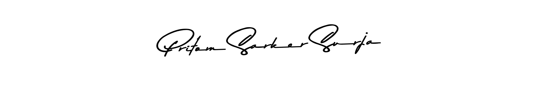 Make a beautiful signature design for name Pritom Sarker Surja. Use this online signature maker to create a handwritten signature for free. Pritom Sarker Surja signature style 9 images and pictures png
