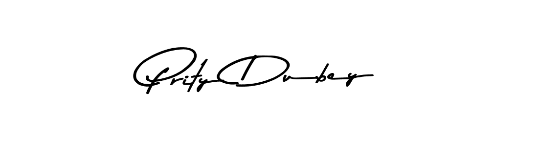 Prity Dubey stylish signature style. Best Handwritten Sign (Asem Kandis PERSONAL USE) for my name. Handwritten Signature Collection Ideas for my name Prity Dubey. Prity Dubey signature style 9 images and pictures png