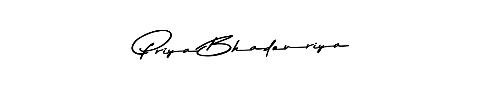 The best way (Asem Kandis PERSONAL USE) to make a short signature is to pick only two or three words in your name. The name Priya Bhadouriya include a total of six letters. For converting this name. Priya Bhadouriya signature style 9 images and pictures png