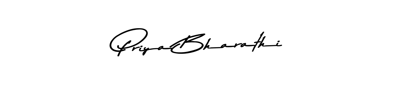 Design your own signature with our free online signature maker. With this signature software, you can create a handwritten (Asem Kandis PERSONAL USE) signature for name Priya Bharathi. Priya Bharathi signature style 9 images and pictures png
