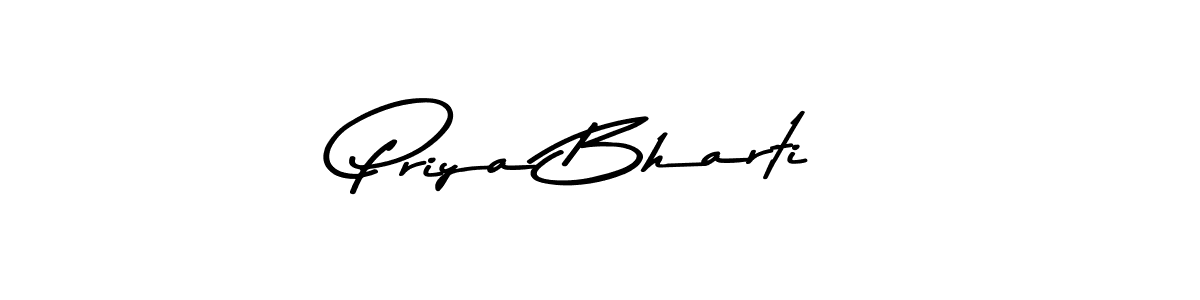 Make a beautiful signature design for name Priya Bharti. With this signature (Asem Kandis PERSONAL USE) style, you can create a handwritten signature for free. Priya Bharti signature style 9 images and pictures png