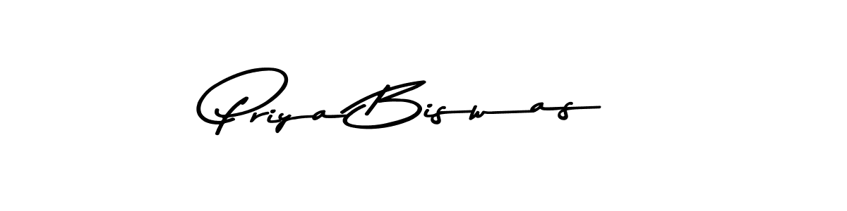 The best way (Asem Kandis PERSONAL USE) to make a short signature is to pick only two or three words in your name. The name Priya Biswas include a total of six letters. For converting this name. Priya Biswas signature style 9 images and pictures png