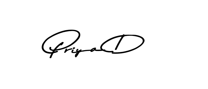 Design your own signature with our free online signature maker. With this signature software, you can create a handwritten (Asem Kandis PERSONAL USE) signature for name Priya D. Priya D signature style 9 images and pictures png