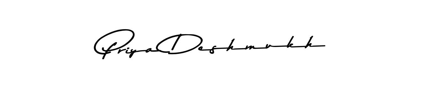 How to make Priya Deshmukh signature? Asem Kandis PERSONAL USE is a professional autograph style. Create handwritten signature for Priya Deshmukh name. Priya Deshmukh signature style 9 images and pictures png