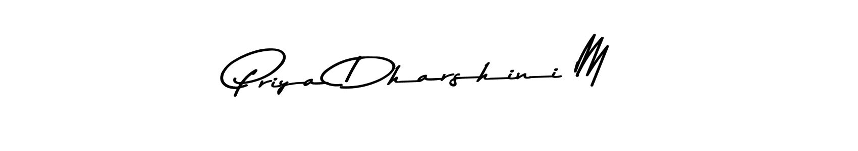 How to make Priya Dharshini M signature? Asem Kandis PERSONAL USE is a professional autograph style. Create handwritten signature for Priya Dharshini M name. Priya Dharshini M signature style 9 images and pictures png