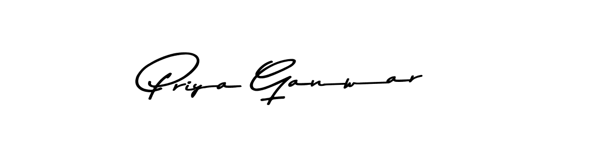 if you are searching for the best signature style for your name Priya Ganwar. so please give up your signature search. here we have designed multiple signature styles  using Asem Kandis PERSONAL USE. Priya Ganwar signature style 9 images and pictures png