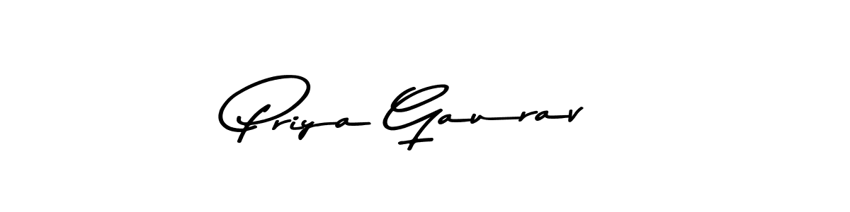 You should practise on your own different ways (Asem Kandis PERSONAL USE) to write your name (Priya Gaurav) in signature. don't let someone else do it for you. Priya Gaurav signature style 9 images and pictures png
