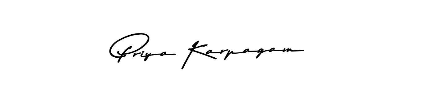 Create a beautiful signature design for name Priya Karpagam. With this signature (Asem Kandis PERSONAL USE) fonts, you can make a handwritten signature for free. Priya Karpagam signature style 9 images and pictures png