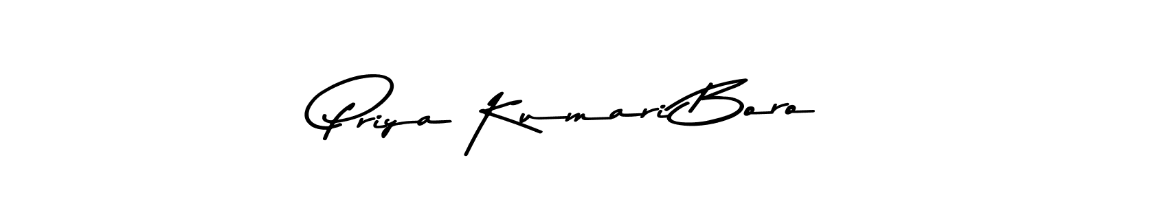 How to make Priya Kumari Boro name signature. Use Asem Kandis PERSONAL USE style for creating short signs online. This is the latest handwritten sign. Priya Kumari Boro signature style 9 images and pictures png