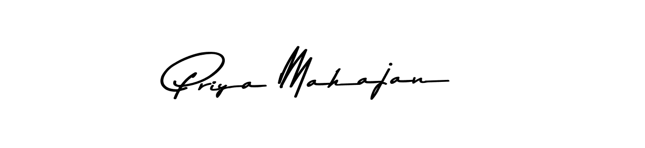 Also we have Priya Mahajan name is the best signature style. Create professional handwritten signature collection using Asem Kandis PERSONAL USE autograph style. Priya Mahajan signature style 9 images and pictures png