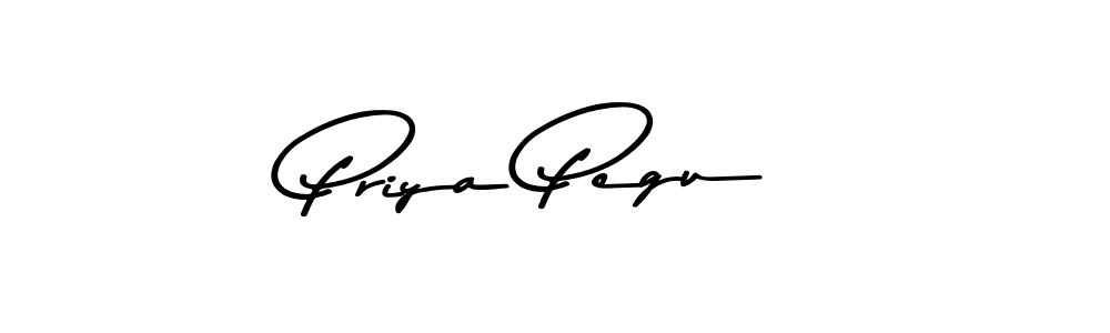 Make a beautiful signature design for name Priya Pegu. Use this online signature maker to create a handwritten signature for free. Priya Pegu signature style 9 images and pictures png
