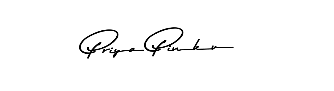 Design your own signature with our free online signature maker. With this signature software, you can create a handwritten (Asem Kandis PERSONAL USE) signature for name Priya Pinku. Priya Pinku signature style 9 images and pictures png