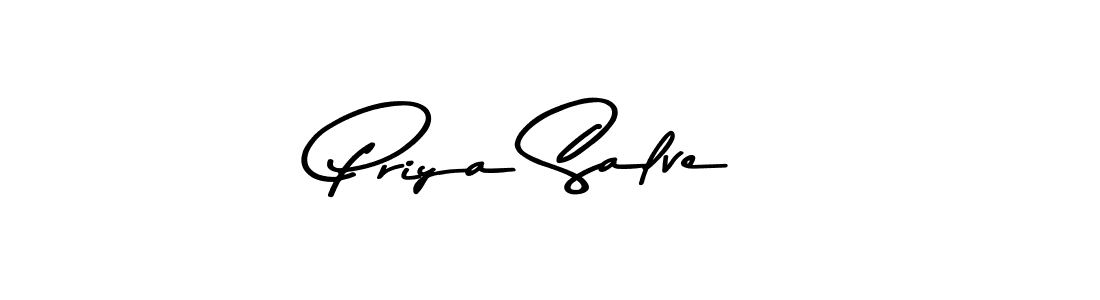 Use a signature maker to create a handwritten signature online. With this signature software, you can design (Asem Kandis PERSONAL USE) your own signature for name Priya Salve. Priya Salve signature style 9 images and pictures png