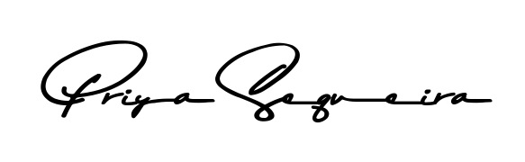 A classic penmanship look for Priya Sequeira. The Asem Kandis PERSONAL USE font brings timeless elegance and confidence to every signed document. Priya Sequeira signature style 9 images and pictures png