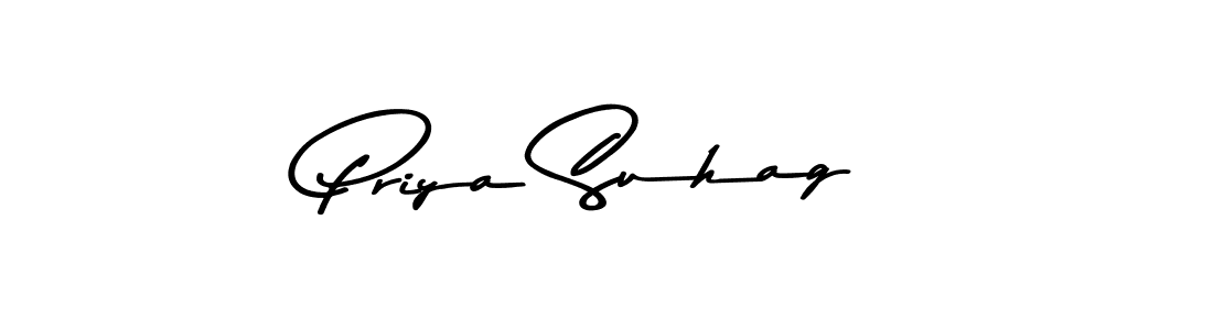 Also we have Priya Suhag name is the best signature style. Create professional handwritten signature collection using Asem Kandis PERSONAL USE autograph style. Priya Suhag signature style 9 images and pictures png
