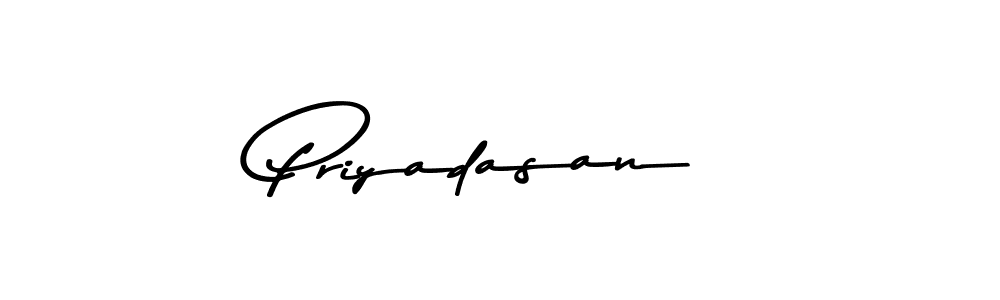 Use a signature maker to create a handwritten signature online. With this signature software, you can design (Asem Kandis PERSONAL USE) your own signature for name Priyadasan. Priyadasan signature style 9 images and pictures png