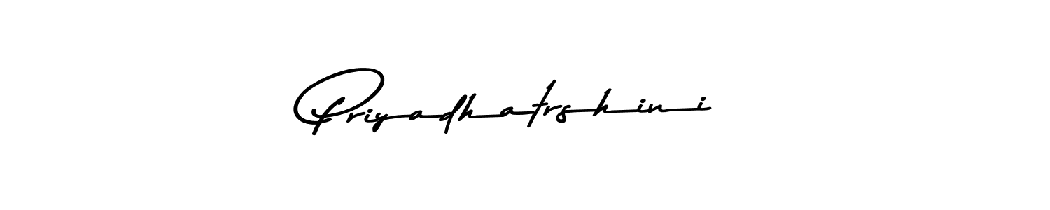 The best way (Asem Kandis PERSONAL USE) to make a short signature is to pick only two or three words in your name. The name Priyadhatrshini include a total of six letters. For converting this name. Priyadhatrshini signature style 9 images and pictures png