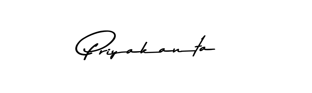 How to make Priyakanta signature? Asem Kandis PERSONAL USE is a professional autograph style. Create handwritten signature for Priyakanta name. Priyakanta signature style 9 images and pictures png