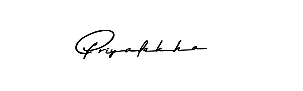 Design your own signature with our free online signature maker. With this signature software, you can create a handwritten (Asem Kandis PERSONAL USE) signature for name Priyalekha. Priyalekha signature style 9 images and pictures png